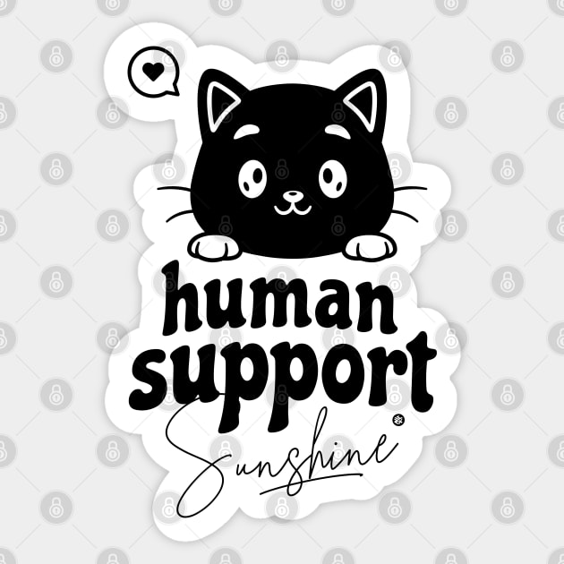 Human support sunshine Sticker by Yurko_shop